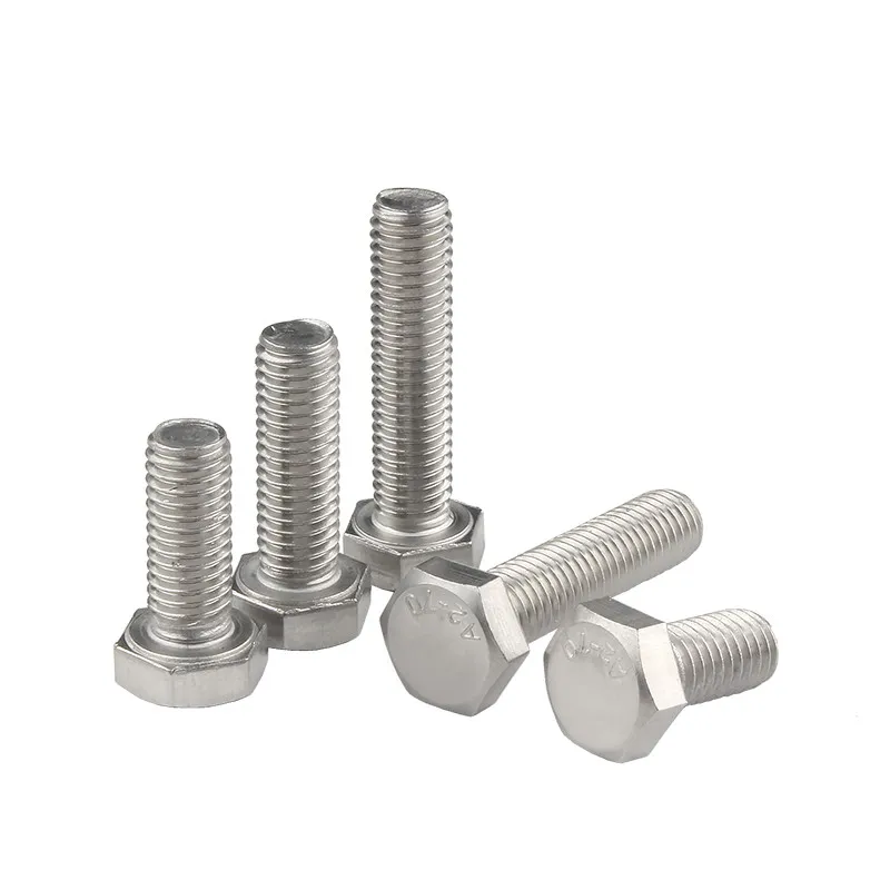 18-8 /304/316/316L/A2/A4 Stainless Steel Hex Head Cap Screws ASME B18.2.1 1-1/4