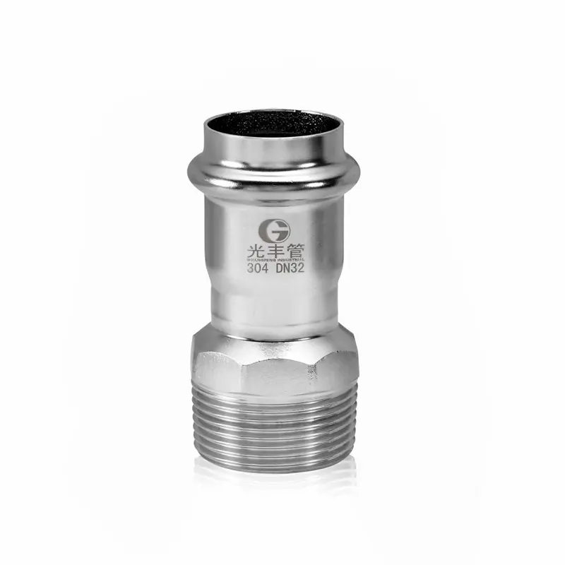 What Are the Key Benefits of Using Stainless Steel Double Press Fittings for Male Adapters