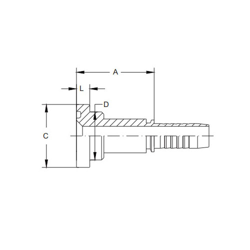 Is the 87611-SAE Flange 6000 PSI Cone 62 Compatible with Stainless Steel Tube Fittings