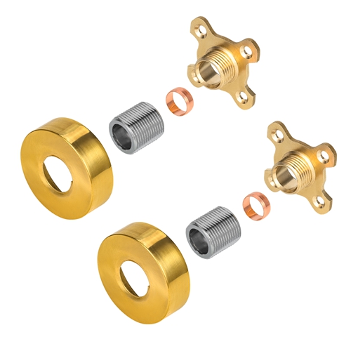How Do Gold Round Shower Mounting Kits Improve Shower Stability and Bathroom Design?