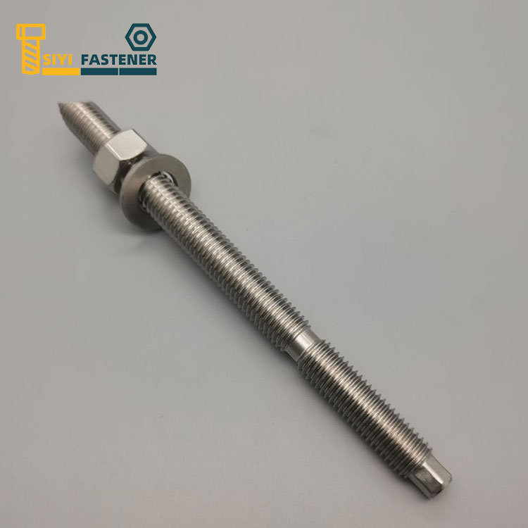 Why Is a Stainless Steel Chemical Anchor with Hex Nut and Washer Essential for Reliable Fixing?