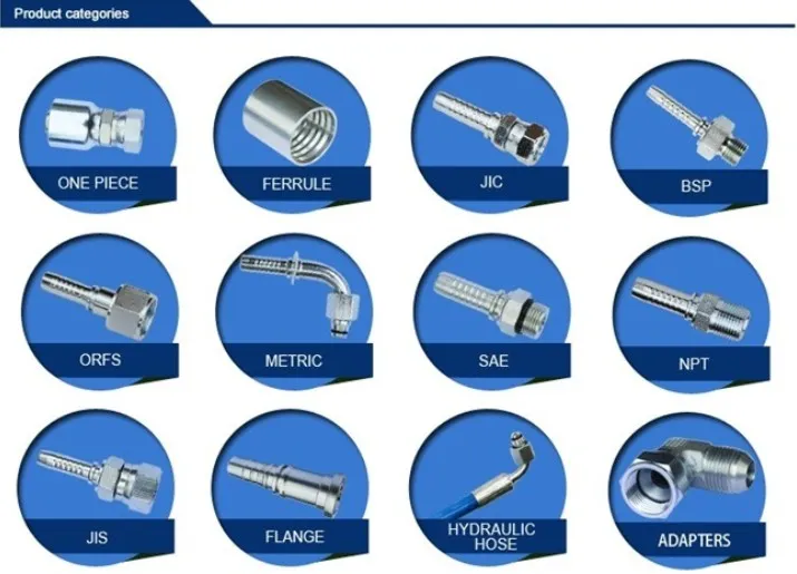 20611 10611 Male Double Use for 60 Degrees Hose Fittings