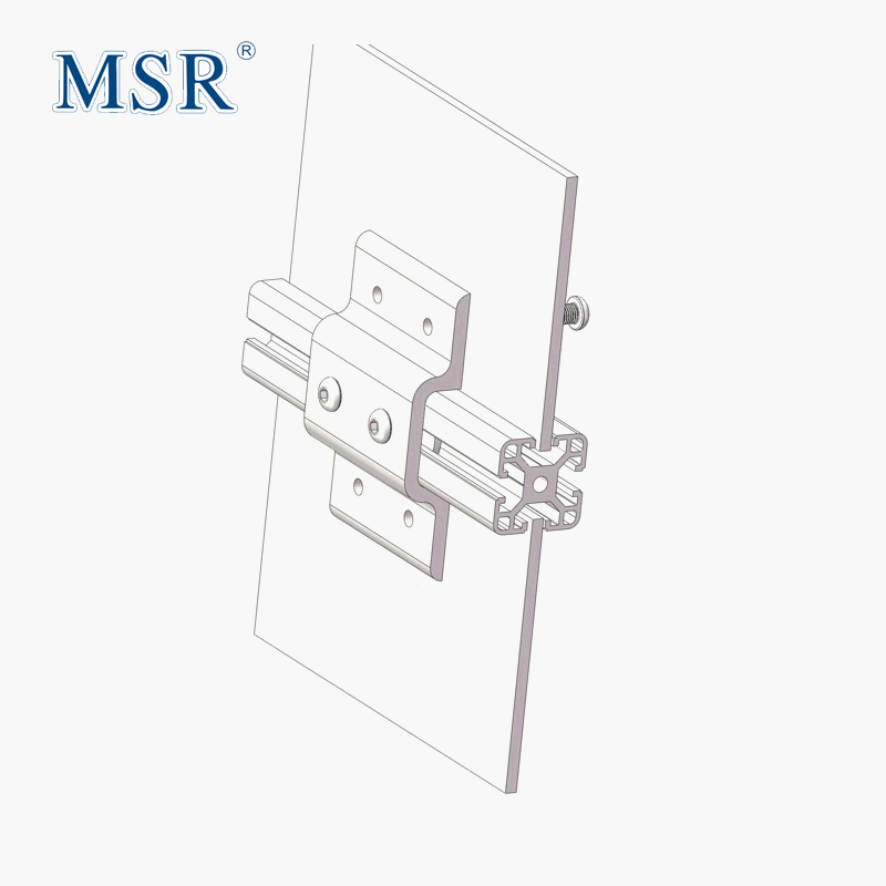 20d Double Panel Retainers for T Slot Aluminium Profile
