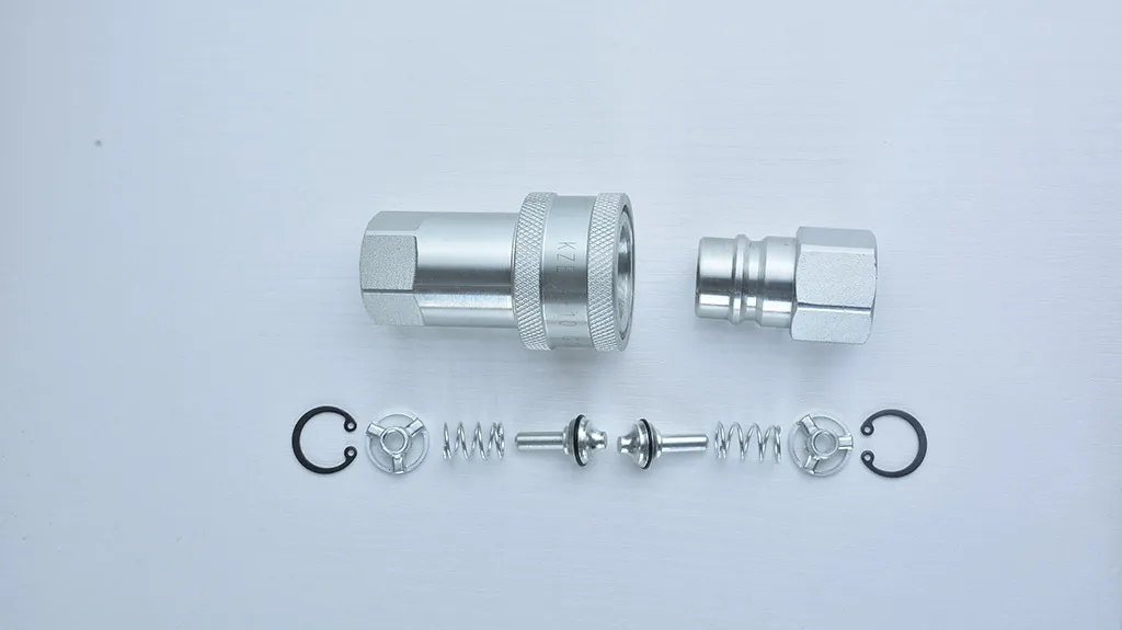 3/8 Inch Ball Valve NPT/Bsp Threaded Locked Type 10000psi/700bar High Pressure Hydraulic Disconnect Couplings for Jack
