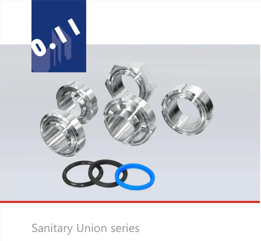 3A Certified Sanitary DIN 11851 Union for Food Beverage Pipeline