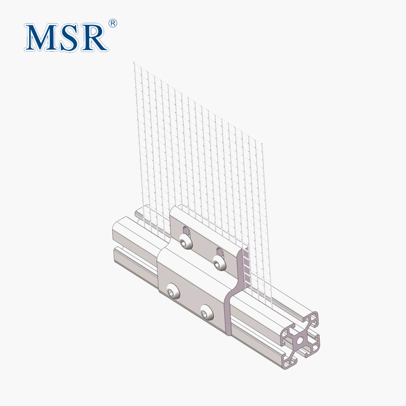 40f Single Mesh Panel Retainers for Aluminium Profile
