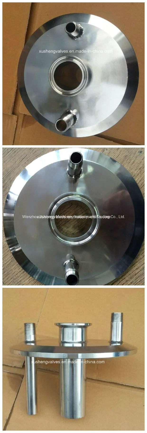 6" End Cap Ferrule with 1/2" NPT Male Pipe Thread