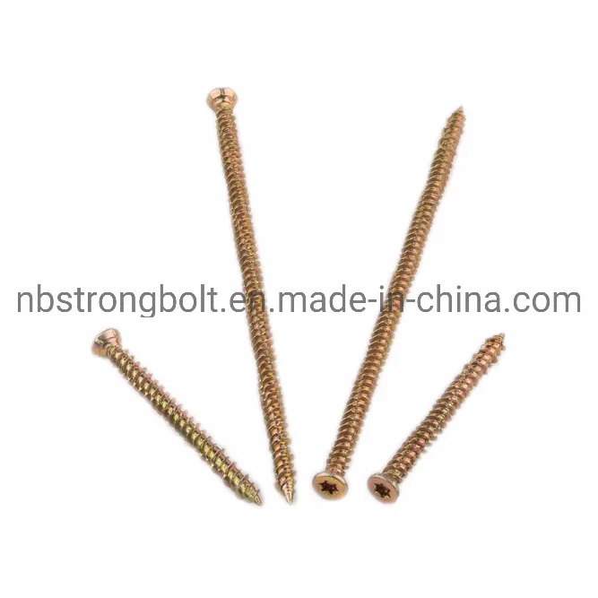 7.5X80 C1022 Steel Concrete Screw with Yzp