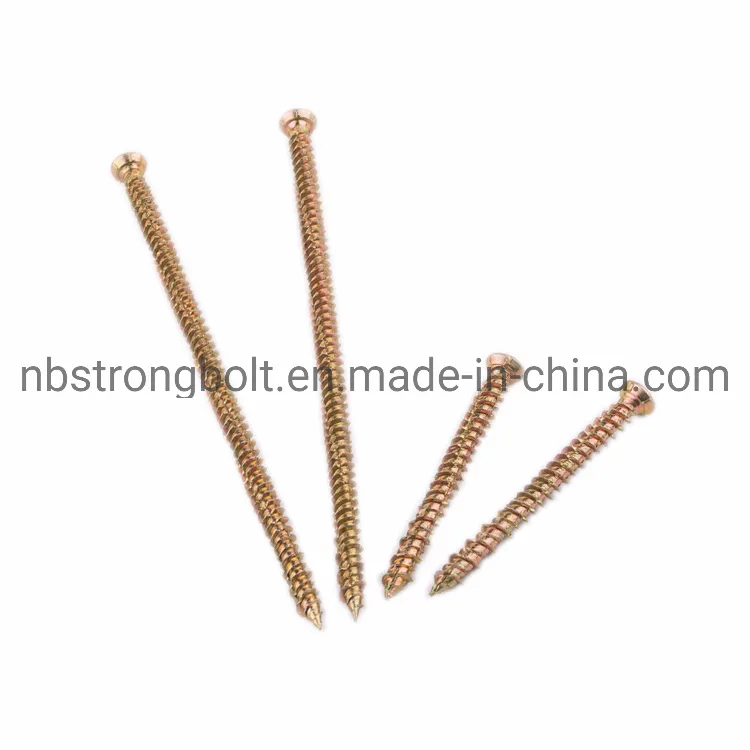 7.5X80 C1022 Steel Concrete Screw with Yzp