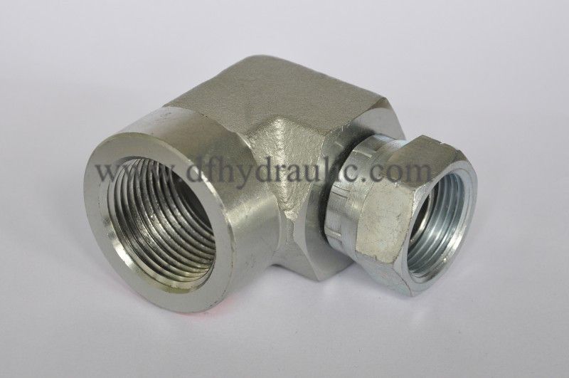 90 Degree Female/Female Pipe Swivel Steel Fitting