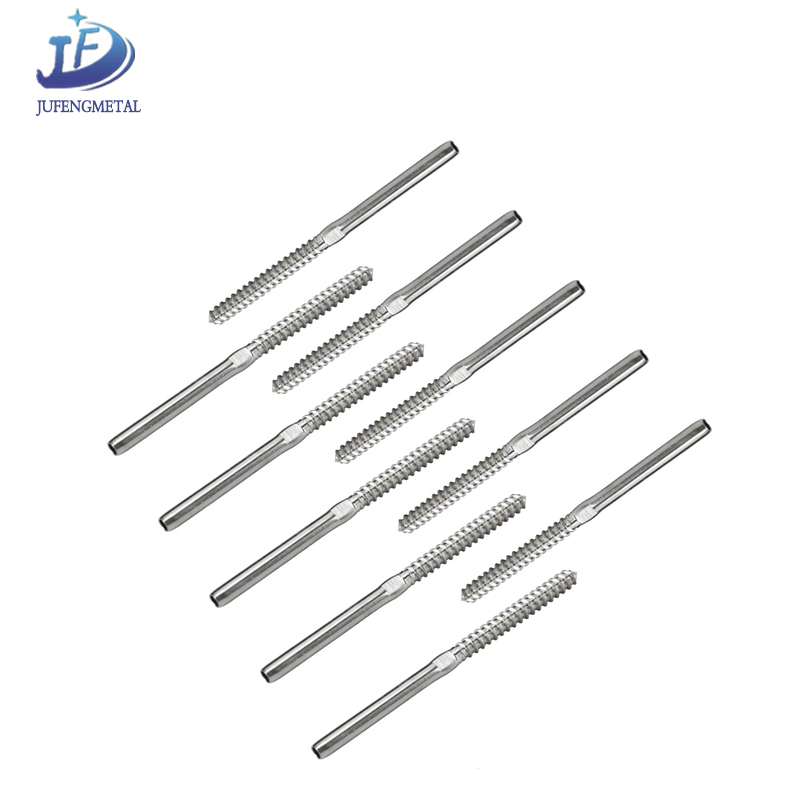 AISI316 Stainless Steel Stud Swage with Wood Thread