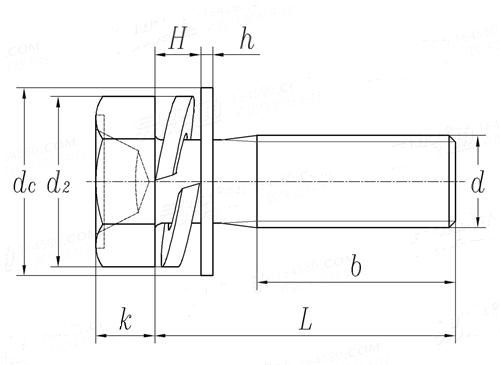Alloy Steel Zinc Plating GB9074 Sems Cross Recessed Hex Bolt with Washer