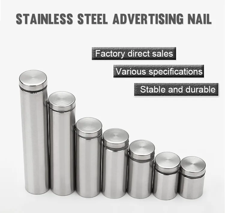 Aluminum Polished Chrome Stainless Steel Stand off Spacer
