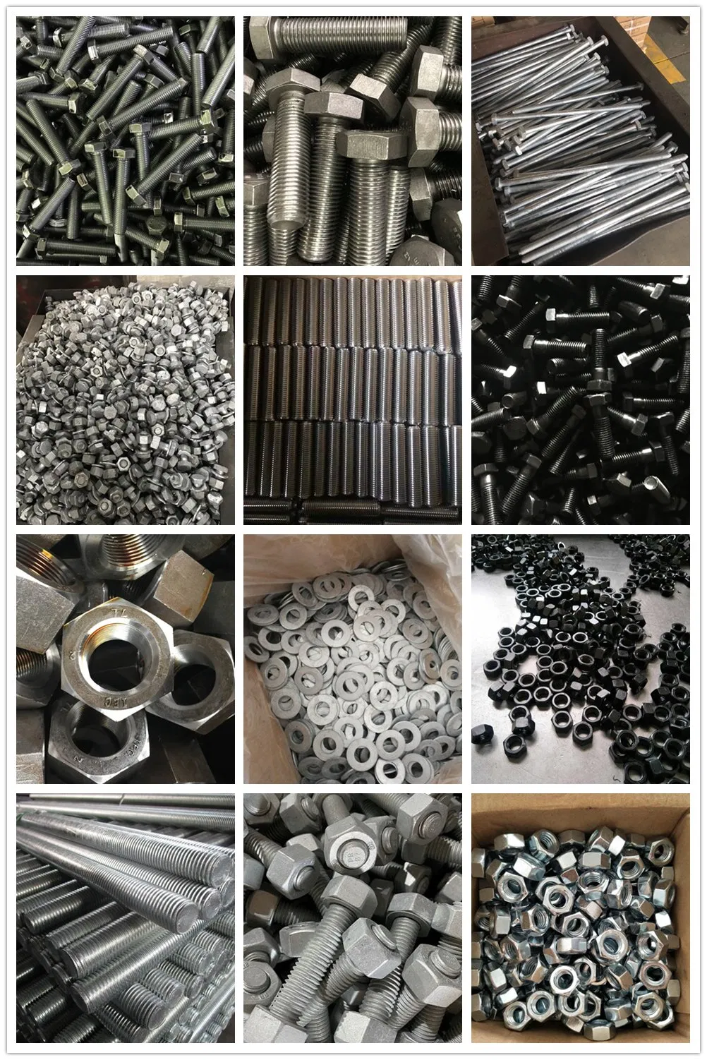 ANSI B18.2.1 Black Oxide Half Thread Hex Bolt SAE J429 Grade 8