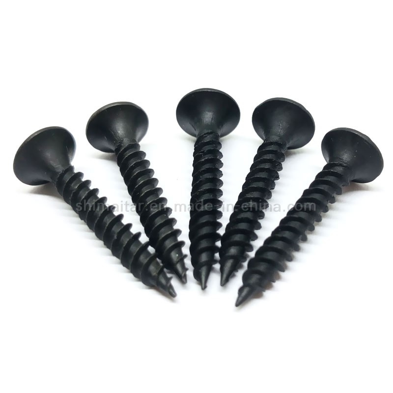 Anti-Corrosion Galvanized Partially Threaded Black Holder for Plywood Subfloor Dry Wall Screw Extractor
