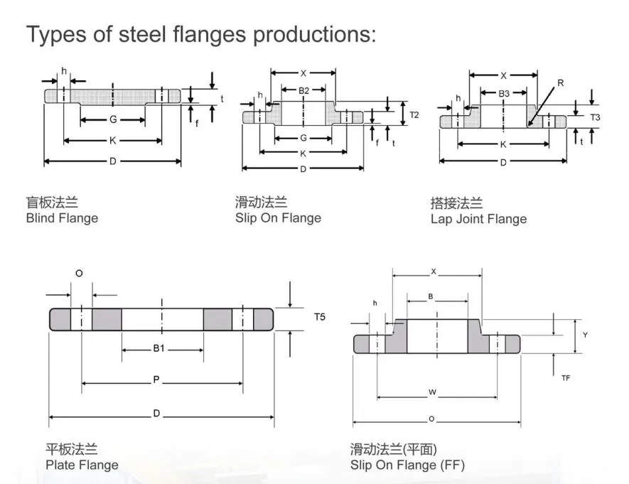 ASME B16.5 RF 150lb Forged Alloy Carbon Steel A182 F11 Blind Flange
