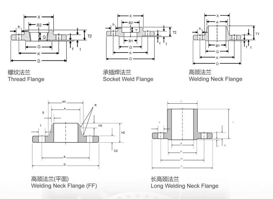 ASME B16.5 RF Forged Alloy Steel A182 F22 Pipe End Blind Flange
