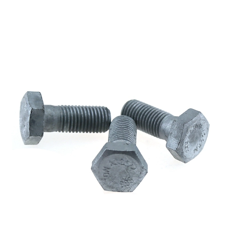 ASTM 307A or 307b A325 A490 Structural Bolts Heavy Hex Bolt