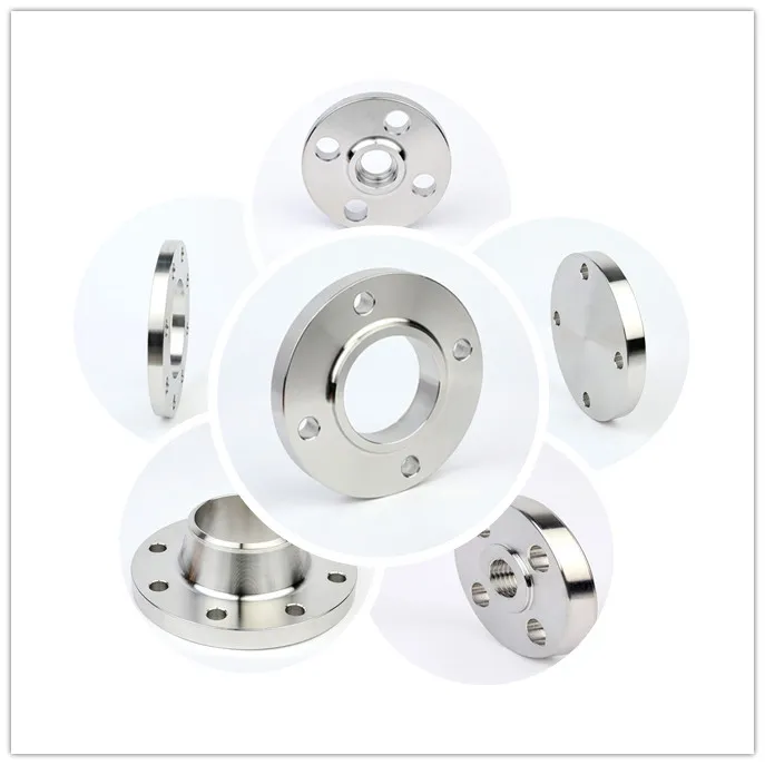 ASTM B16.5 Weld Neck Titanium Gr2, Gr5, Gr7, Gr9, Gr12, B381 B363 Titanium Pipe Flanges