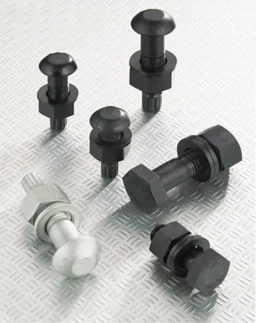 ASTM F1852 Type 1 A325tc Tension Control Bolt with Hex Nut and Flat Washer Black 1"-8 Unc- * 5"