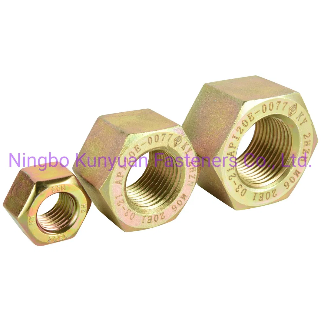 ASTM Standard A193/A193m Gr B7 Full Thread Stud Bolt with Self Color Nut and Bolt