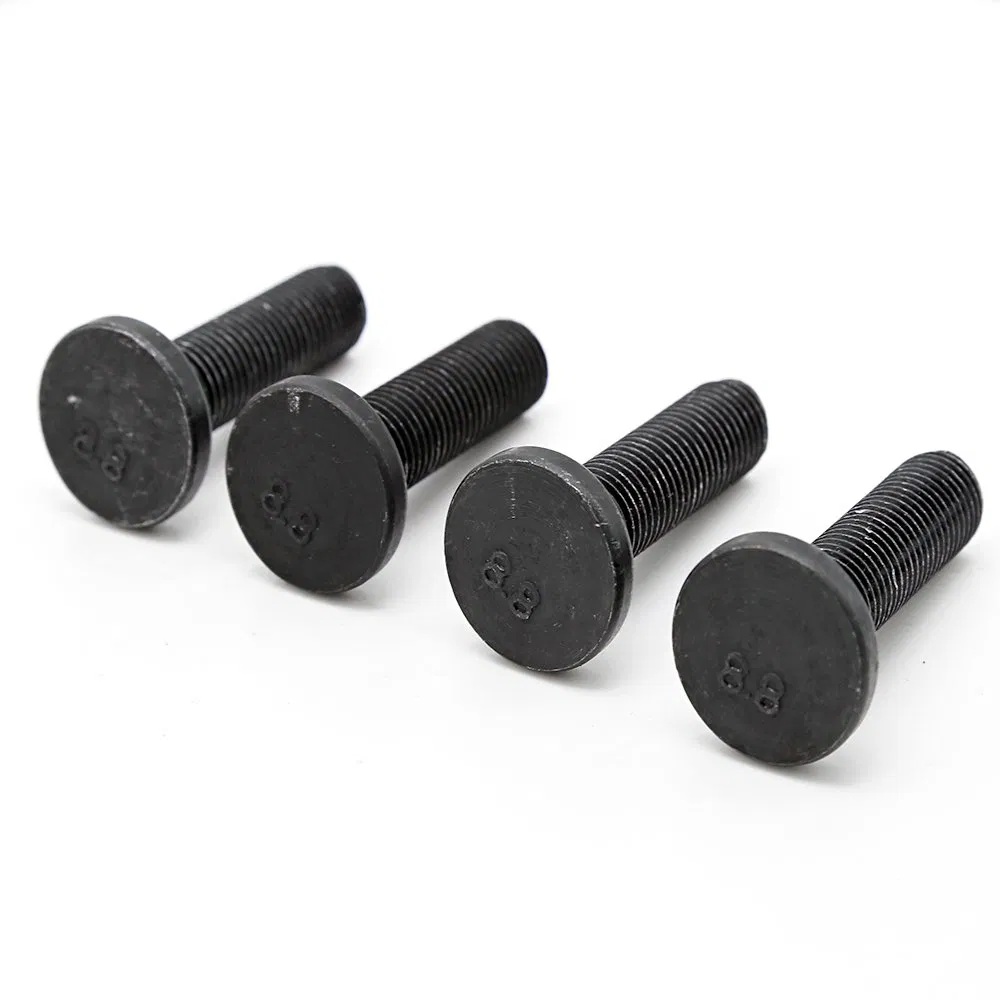 Black 45K 35K Flat Head Bolt Round Countersunk Carbon Steel Grade 8.8 M8*45 mm Stainless Steel 304 316