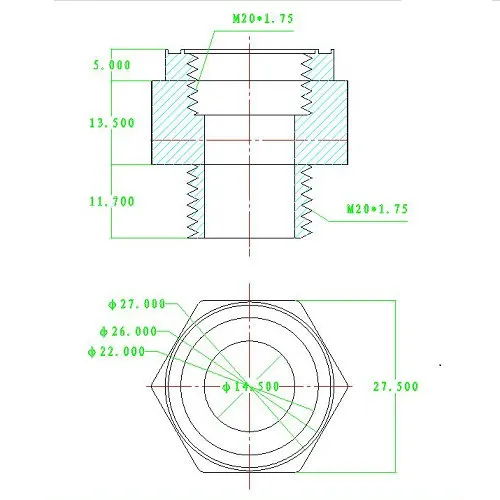 Black Fastener Nut for Plastic Products