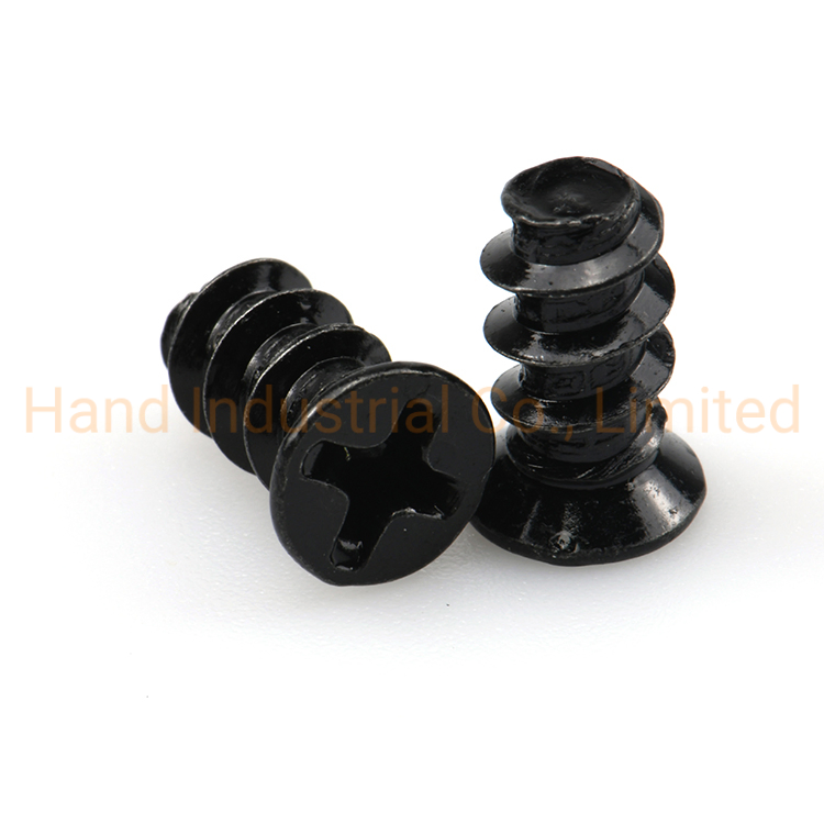 Black M4 6 8 10 12mm Phillips Csk Head Self Tapping Screws Fan Mount Screws