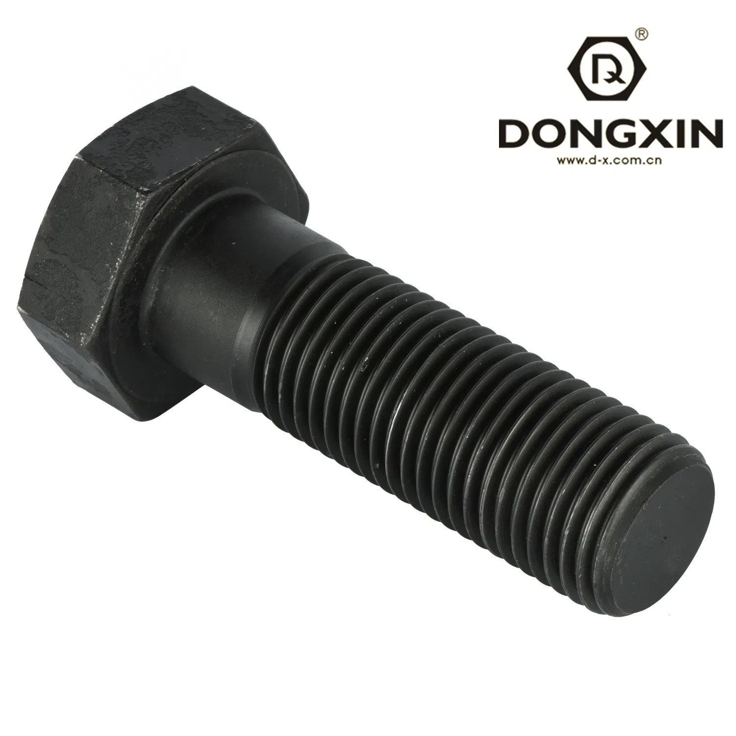 Black Oxide DIN933 Hex Bolt, Heavy Hex Bolt, Half Thread Bolt, Carbon Steel High-Strength Bolt
