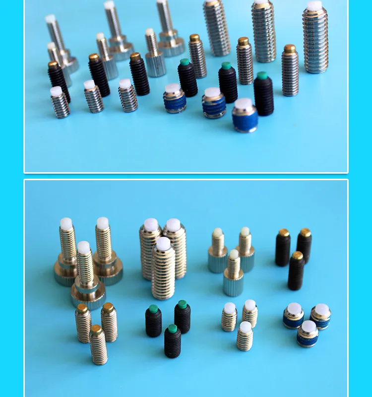 Black Oxide Steel Set Screw with Nylon Tip