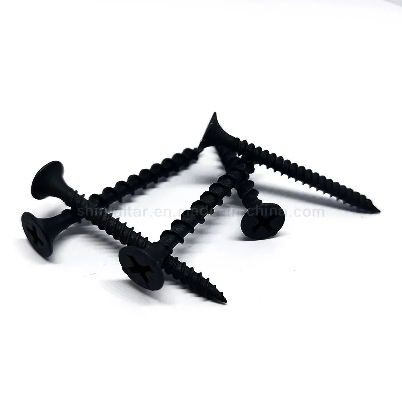 Black Phosphate Phillips Coarse Thread and Fine Thread Drywall Screw
