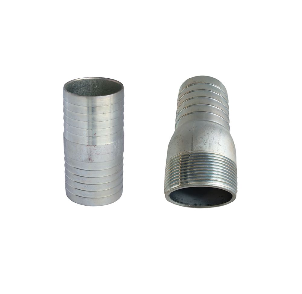 Brass King Combination Nipple with Collar