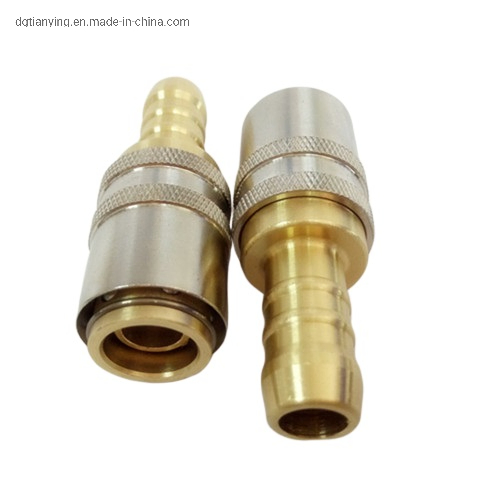 Brass Straight Mold Coupler Hydraulic Fitting with Value