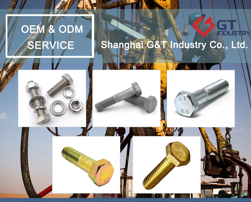 BS 1769 Unified Hexagon Head Bolt with Nuts