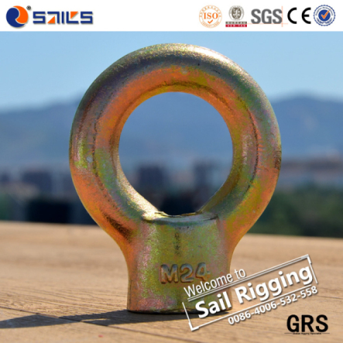 Carbon Steel Drop Foeged Yellow Zinc Eye Nut JIS1169