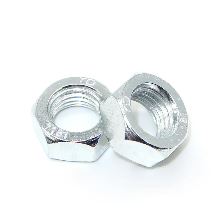 Carbon Steel Zinc Plated DIN934 Galvanized Hex Nuts