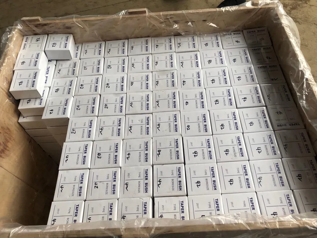 Cast Iron Taper Lock Bush with Keyway Customized Taper Bearing Bushing for Pulley