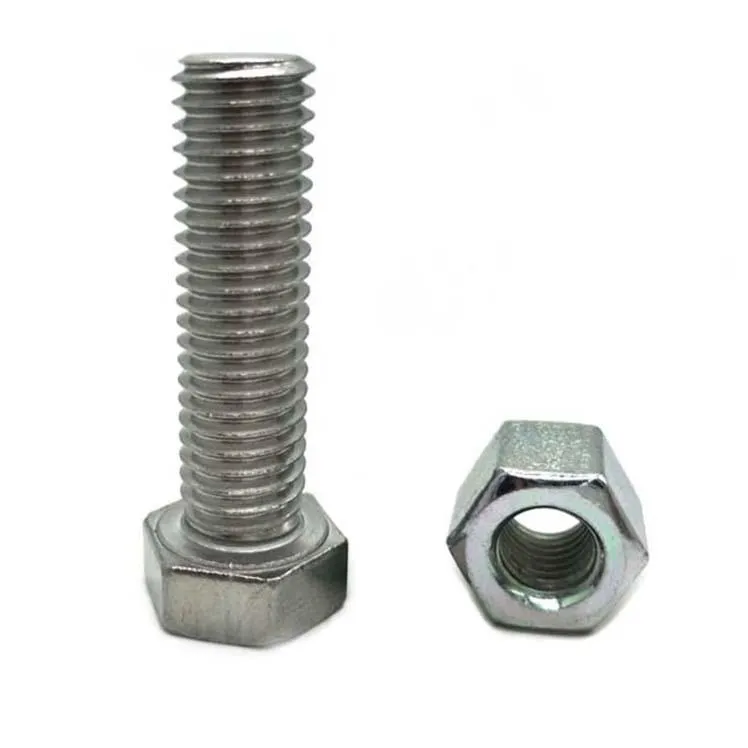 China Factory High Strength Hex Bolt Grade 8.8 10.9 12.9 Galvanized Fastener Screw Standard DIN931 / DIN933