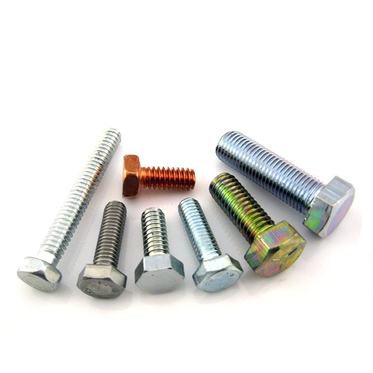 China Factory High Strength Hex Bolt Grade 8.8 10.9 12.9 Galvanized Fastener Screw Standard DIN931/ DIN933