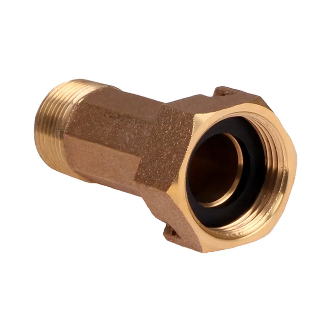 China Factory OEM High Quality Dzr Brass Forged Water Meter Fitting