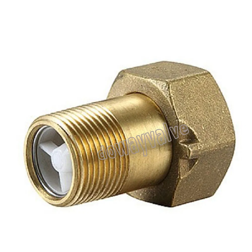 China Factory OEM High Quality Dzr Brass Forged Water Meter Fitting