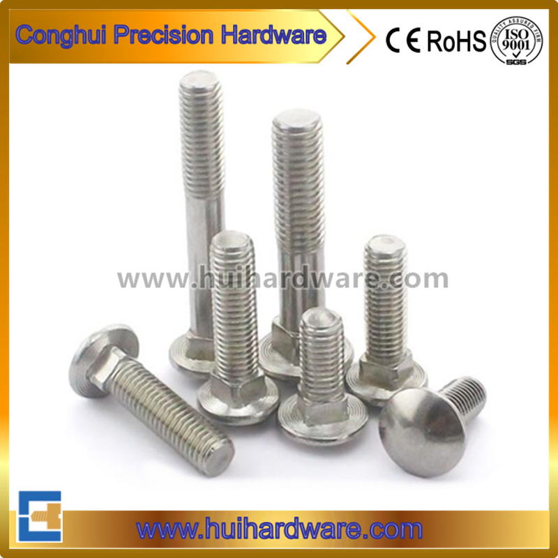 China Manufacture Stainless Steel DIN603 Carriage Bolts