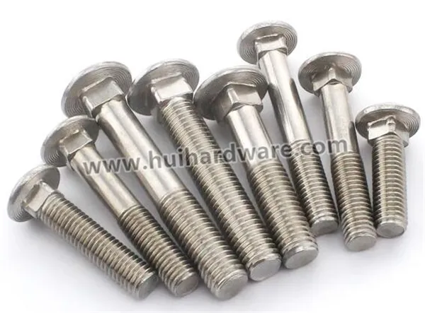 China Manufacture Stainless Steel DIN603 Carriage Bolts