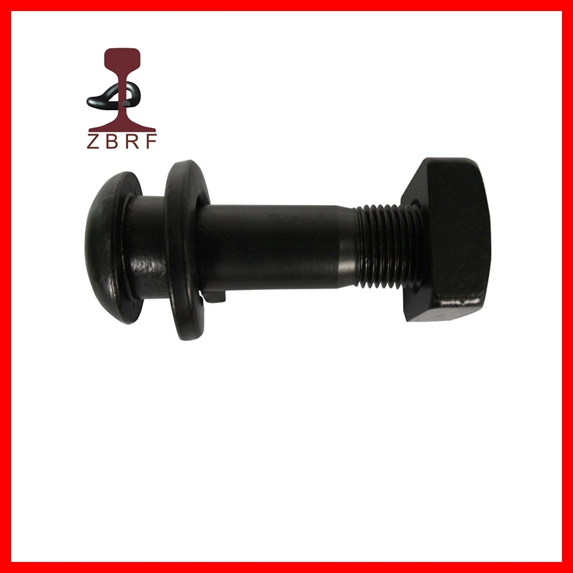 China Manufacture Track Bolt with Nuts in Black