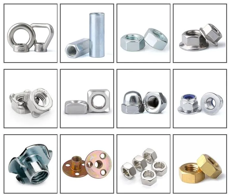 China Manufacturer High Strength Hexagon Nuts DIN934