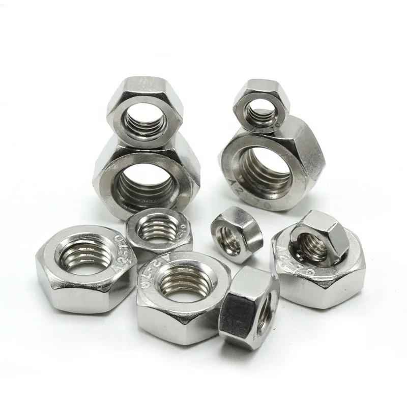 China Manufacturer High Strength Hexagon Nuts DIN934