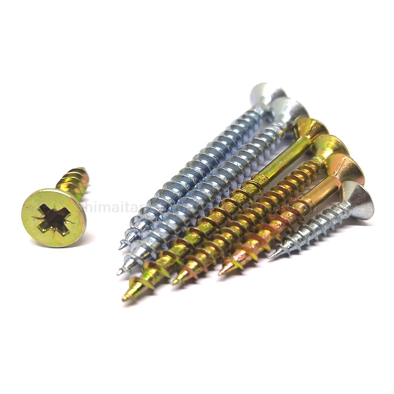 China Manufacturer Pozi Double Countersunk Head Chipboard Screw