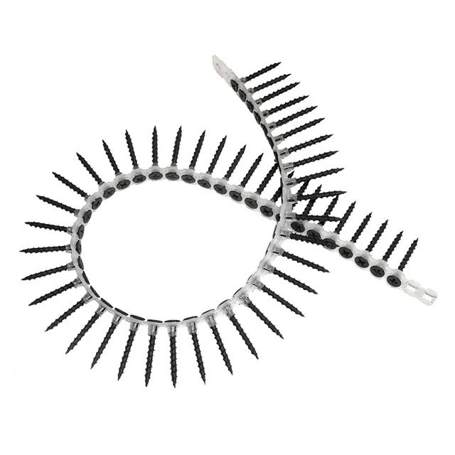 Collated Tape Drywall Screw Gun Black Screw