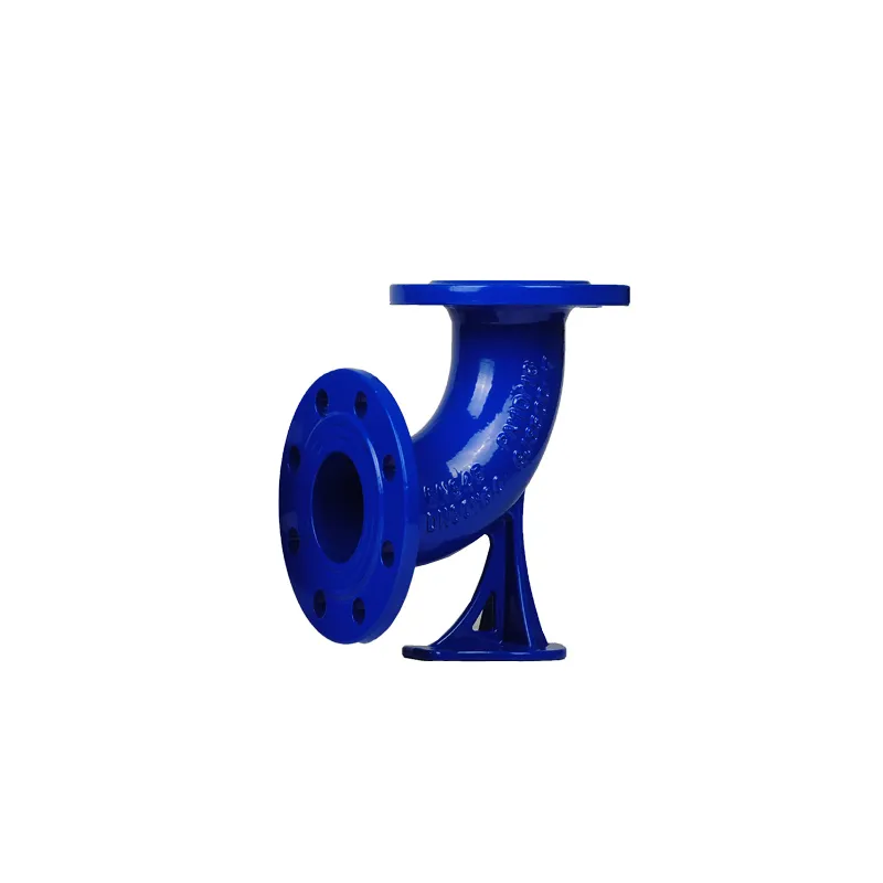 Compact Double Flanged Duckfoot Bend N80 En 545 and En 598 for Water Flanged Pipe Fittings