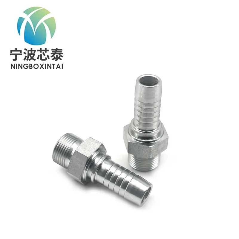 Competitive Price Stainless Steel Pipe Male Fitting of Pump Hydraulic Parts for Hydraulic Hoses